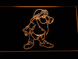 Disney Snow White and the Seven Dwarfs LED Neon Sign USB - Orange - TheLedHeroes