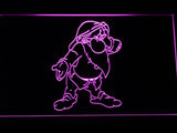 Disney Snow White and the Seven Dwarfs LED Neon Sign USB - Purple - TheLedHeroes