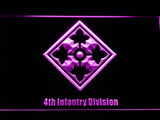 4th Infantry Division LED Neon Sign Electrical - Purple - TheLedHeroes