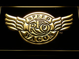 REO Speedwagon LED Neon Sign USB - Yellow - TheLedHeroes
