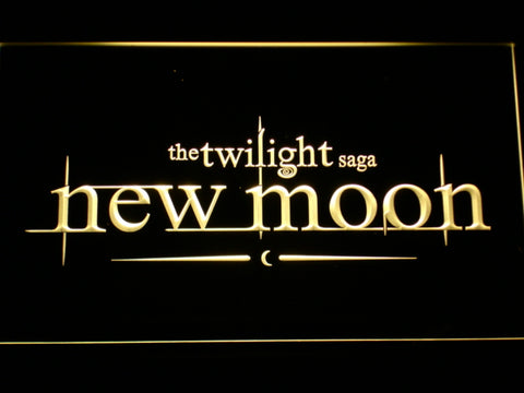 FREE Twilight New Moon LED Sign - Yellow - TheLedHeroes