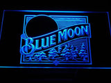 Blue Moon (2) LED Neon Sign USB -  - TheLedHeroes