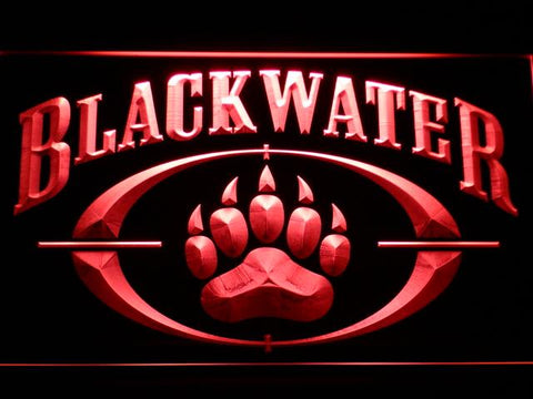 Blackwater Army LED Neon Sign USB - Red - TheLedHeroes