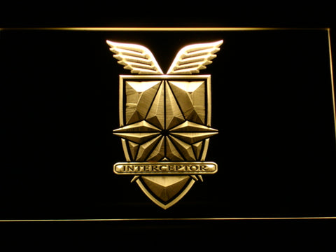 FREE Mad Max Interceptor LED Sign - Yellow - TheLedHeroes