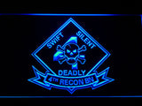 FREE 4th Reconnaissance Battalion LED Sign - Blue - TheLedHeroes