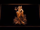 Disney Maleficent Snow White and the Seven Dwarfs LED Neon Sign Electrical - Orange - TheLedHeroes