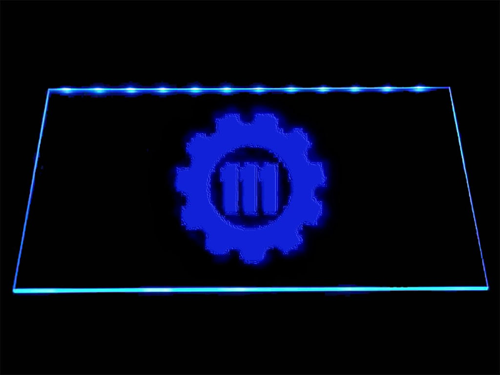 Fallout 4 Vault 111 LED Neon Sign Electrical - Blue - TheLedHeroes