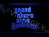 Grand Theft Auto San Andreas LED Neon Sign Electrical - Blue - TheLedHeroes