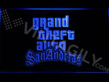 Grand Theft Auto San Andreas LED Sign - Blue - TheLedHeroes