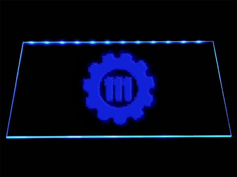 FREE Fallout 4 Vault 111 LED Sign - Blue - TheLedHeroes