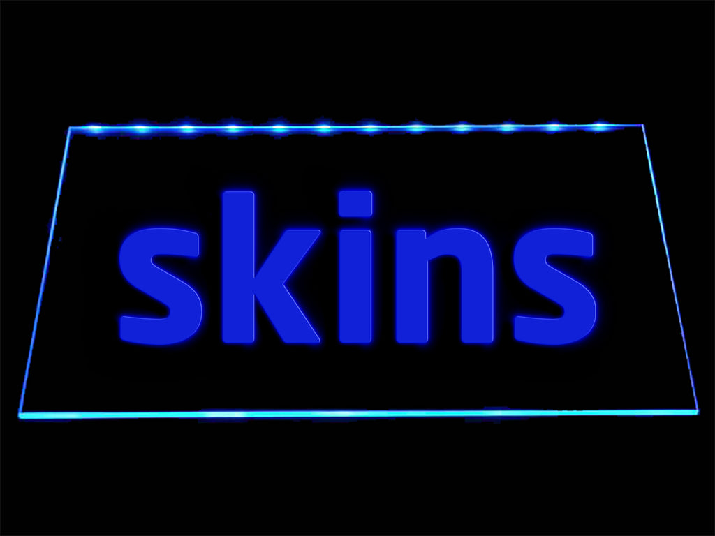 FREE Skins LED Sign - Blue - TheLedHeroes