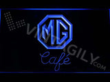 FREE MG Café LED Sign 2 - Blue - TheLedHeroes