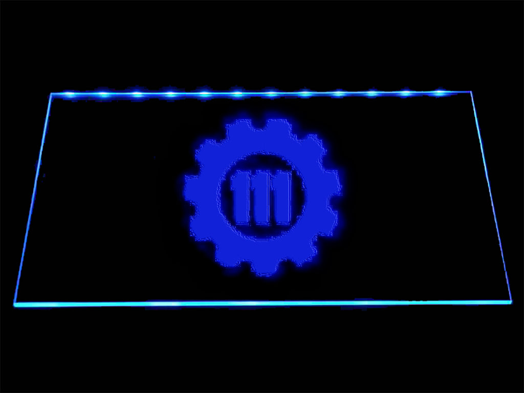 Fallout 4 Vault 111 LED Sign - Blue - TheLedHeroes