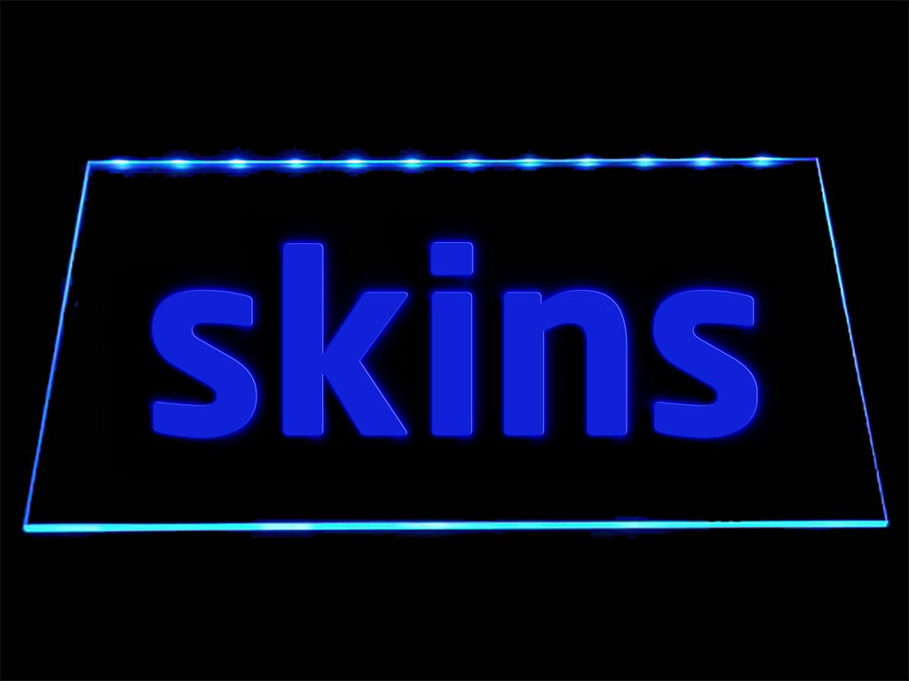 Skins LED Neon Sign Electrical - Blue - TheLedHeroes