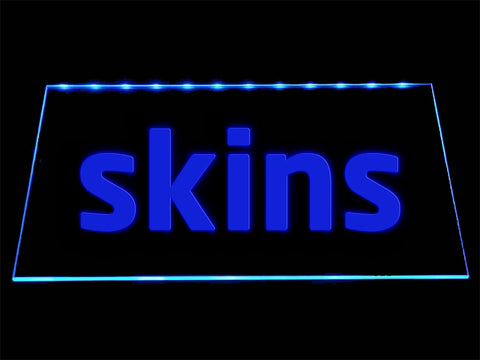 Skins LED Neon Sign Electrical - Blue - TheLedHeroes