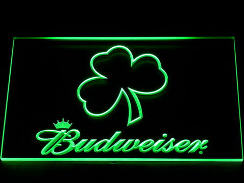 FREE Budweiser Shamrock LED Sign - Green - TheLedHeroes