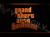 Grand Theft Auto San Andreas LED Neon Sign Electrical - Orange - TheLedHeroes