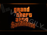 FREE Grand Theft Auto San Andreas LED Sign - Orange - TheLedHeroes