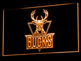Milwaukee Bucks LED Neon Sign Electrical - Orange - TheLedHeroes