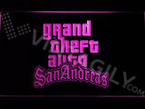 Grand Theft Auto San Andreas LED Neon Sign Electrical - Purple - TheLedHeroes