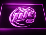 FREE Miller Lite LED Sign - Purple - TheLedHeroes