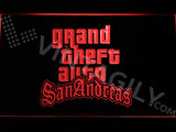 Grand Theft Auto San Andreas LED Sign - Red - TheLedHeroes