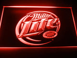 Miller Lite LED Neon Sign USB - Red - TheLedHeroes