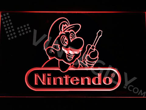 Nintendo Mario LED Sign - Red - TheLedHeroes