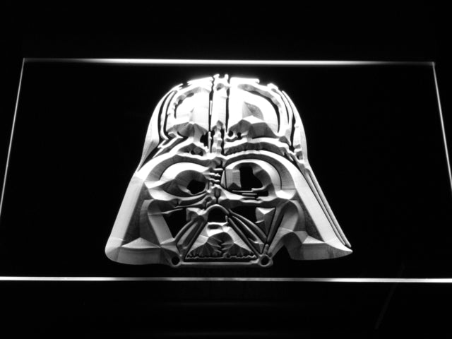 FREE Star Wars Darth Vader LED Sign - White - TheLedHeroes