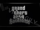 Grand Theft Auto San Andreas LED Sign - White - TheLedHeroes