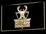 Milwaukee Bucks LED Neon Sign Electrical - Yellow - TheLedHeroes