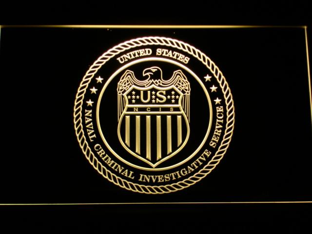 NCIS (2) LED Neon Sign Electrical - Yellow - TheLedHeroes