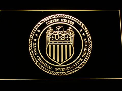 FREE NCIS (2) LED Sign - Yellow - TheLedHeroes