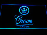 FREE Crown Lager LED Sign - Blue - TheLedHeroes