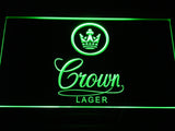 FREE Crown Lager LED Sign - Green - TheLedHeroes
