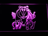 Spy vs. Spy LED Neon Sign Electrical - Purple - TheLedHeroes