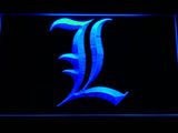 FREE Death Note Light Notebook LED Sign - Blue - TheLedHeroes