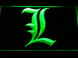 FREE Death Note Light Notebook LED Sign - Green - TheLedHeroes