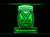 FREE 10th Mountain Division LED Sign - Green - TheLedHeroes