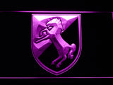 FREE 11th Armored Cavalry Regiment LED Sign - Purple - TheLedHeroes