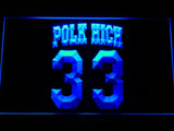 Polk High 33 LED Neon Sign USB - Blue - TheLedHeroes