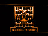 FREE 16th Infantry Regiment LED Sign - Orange - TheLedHeroes