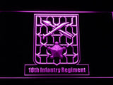 16th Infantry Regiment LED Neon Sign Electrical - Purple - TheLedHeroes