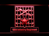 FREE 16th Infantry Regiment LED Sign - Red - TheLedHeroes