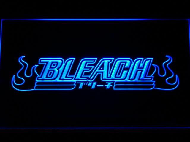 Bleach LED Neon Sign USB - Blue - TheLedHeroes