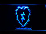 25th Infantry Regiment LED Neon Sign Electrical - Blue - TheLedHeroes