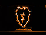 FREE 25th Infantry Regiment LED Sign - Orange - TheLedHeroes