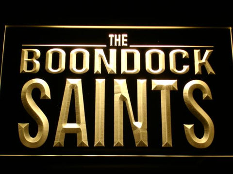 The Boondock Saints LED Neon Sign USB - Yellow - TheLedHeroes