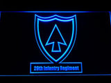 26th Infantry Regiment LED Neon Sign USB - Blue - TheLedHeroes