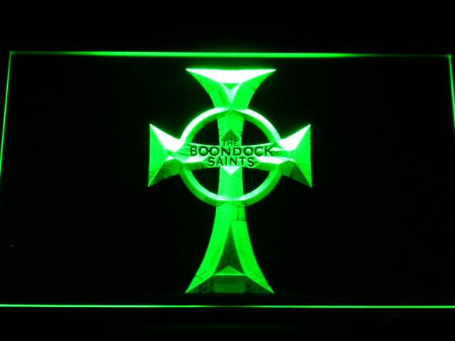 The Boondock Saints (2) LED Neon Sign USB - Green - TheLedHeroes
